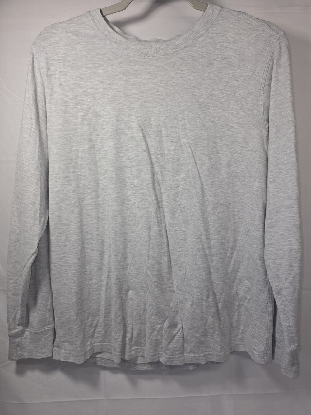 Lululemon All Yours Long Sleeve Shirt Tee Grey Size 12 Excellent EUC B7